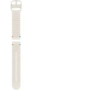JUSTIN Just in Case Silikon-Armband Creme für Garmin Forerunner 55 / 1...