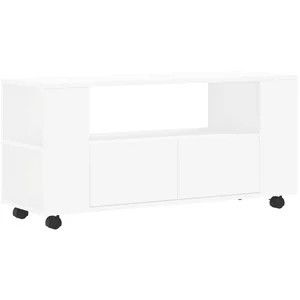 vidaXL TV-Schrank TV-Schrank Weiß 102x34,5x43 cm Holzwerkstoff (1-St) günstig
