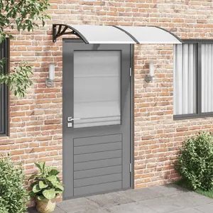 vidaXL Türvordach Schwarz 150x100 cm Polycarbonat günstig