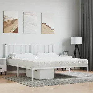 vidaXL Schaumstoffmatratze Weiß 180x200 cm Härtegrad H2 H3 günstig