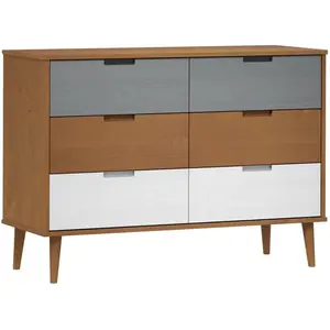 vidaXL, Kommode + Sideboard, Jazonia (113 x 40 x 80 cm) günstig