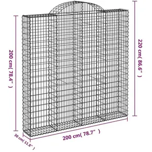 vidaXL, Gartenzaun, Qufonas günstig