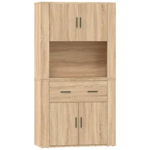 vidaXL Highboard Highboard Sonoma-Eiche Holzwerkstoff (1 St) günstig