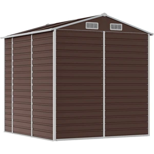 vidaXL Gartenhaus Braun 191 x 215 x 198 cm Verzinkter Stahl günstig