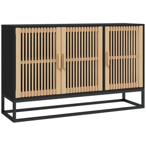 vidaXL Sideboard Sideboard Schwarz 105x30x65 cm Holzwerkstoff (1 St) günstig