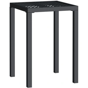 vidaXL Gartentisch Anthrazit 50x50x72 cm Stahl günstig