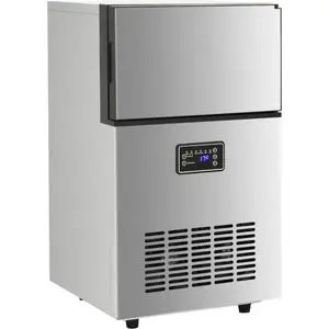 vidaXL Eiswürfelmaschine Silbern 45 kg / 24 h günstig