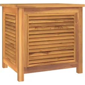 vidaXL Gartenbox mit Beutel 60x50x58 cm Massivholz Teak günstig