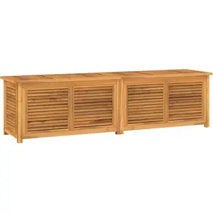 vidaXL Gartenbox mit Beutel 200x50x55 cm Massivholz Teak günstig