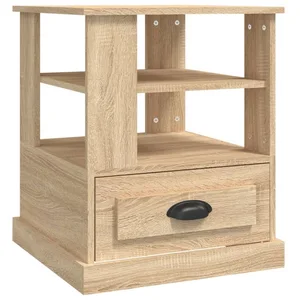 vidaXL Beistelltisch Beistelltisch Sonoma-Eiche 50x50x60 cm Holzwerkst... günstig