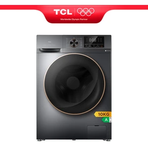 TCL Waschmaschine 10 kg Grau: Smart DD Motor, Antibakterielles System,... günstig