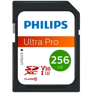 Philips Sdxc 256gb Class 10 Uhs-i U3 V30 A1 Speicherkarte
