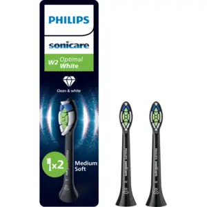 Philips Sonicare Optimal White HX6062/88 Schwarz (2 Stück)