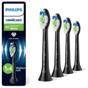 Philips Sonicare Optimal White HX6064/88 Schwarz (4 Stück) günstig