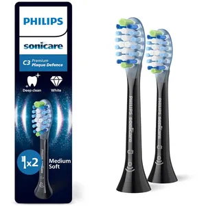 Philips Sonicare Premium Plaque Defense HX9042/88 Schwarz (2 Stück) günstig