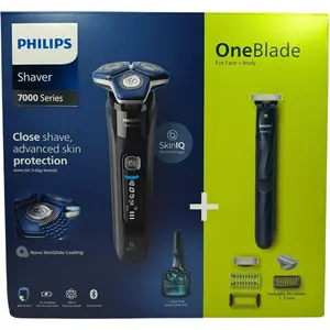 Philips SHAVER Series 7000 S7886/78 Elektrischer Nass- und Trockenrasi...