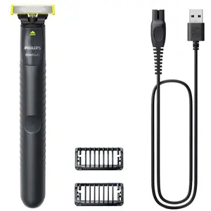 Philips Norelco OneBlade QP1424/10, Folienschaber, Anthrazit, Akku, 30...