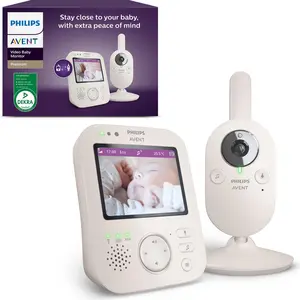 Philips AVENT Babyphone SCD891/26 Video-Babyphone Premium, IR, 300 m, ...