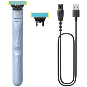 Philips OneBlade 1st Shave QP1324/30 1st Shave, Folienschaber, Blau, C...