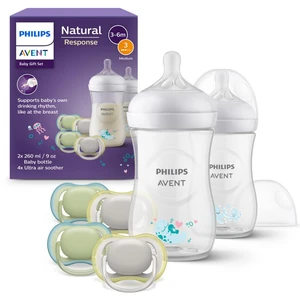 Philips Avent Natural Response Baby Geschenkset mit 2X Flaschen 260 ml... günstig