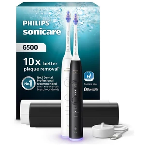 Philips Doppelpack Elektrische Zahnbürste Serie 6500