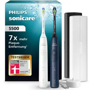 Philips Doppelpack Elektrische Zahnbürste Serie 5500