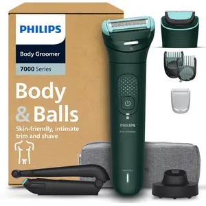 Philips 7000 series Body Groomer BG7485/30 2D-Flex-Scherkopf und duale...
