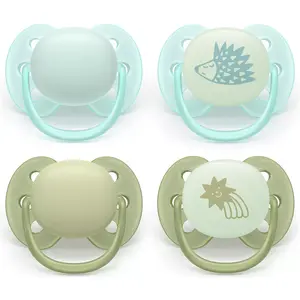 Philips Avent, Nuggi, Ultra Soft Tag und Nacht (4x, 0 - 6 Monate) günstig