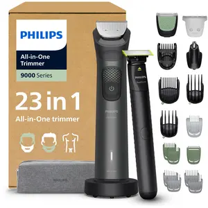 Philips All-in-One Trimmer 9000 Series MG9561/30 23-in-1-Trimmer, Schw...