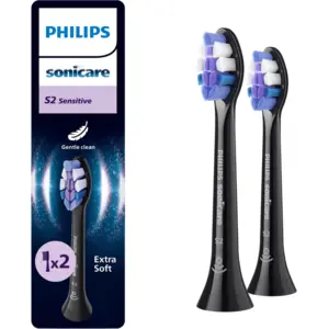 Philips Sonicare Optimal Sensitive HX6052/88 Schwarz (2 Stück)