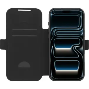 BlueBuilt Book Case mit MagSafe iPhone 18 Pro Max Leder Schwarz