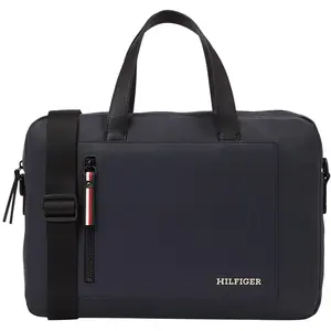Tommy Hilfiger Aktentasche TH Piqué Slim Computer Bag PSP24, Notebooktasche, Blau günstig