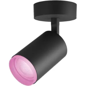 Philips Hue Fugato Aufbauspot White & Color - Schwarz - 1 Spot