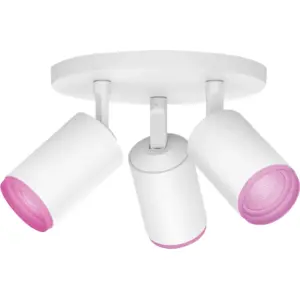 Philips Hue Fugato Aufbauspot White & Color - Weiß - 3 Spots