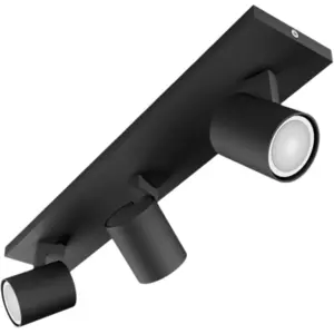 Philips Hue Runner Aufbauspot White Ambiance - 3 Spots - Schwarz + Dimmer