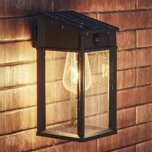 Philips LED-Solar-Außenwandlampe Geri UE Sensor, eckig, IP44