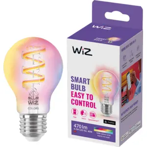 WiZ Filamentlampe - Weiß- und Farblicht - E27