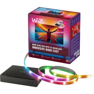 WiZ HDMI Sync Box + Lightstrip für 55- bis 65-Zoll-Fernseher günstig