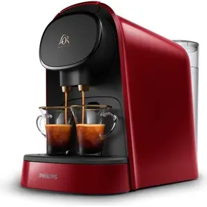 L’OR LM8012/51, Pad-Kaffeemaschine, 1 l, Kaffeekapsel, 1450 W, Rot