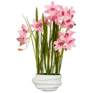 Mica Decorations Cymbidium Orquidea Barco Rosa Künstliche Pflanze günstig