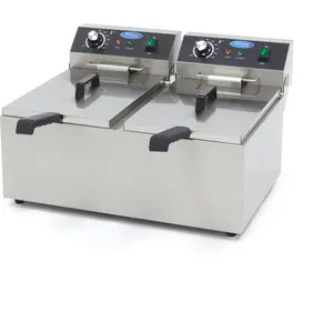 Maxima - Gastro Fritteuse - 2 x 11 l - 2 Körbe - Bis zu 2,8 kg Pommes ... günstig