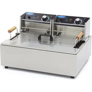 Maxima - Gastro Fritteuse - 15 l - 1 Korb - Bis zu 3 kg Pommes