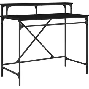 vidaXL Schreibtisch Schwarz Eichen-Optik 100 x 50 x 90 cm günstig