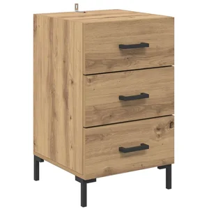 vidaXL Nachttisch Nachttisch Artisan-Eiche 40 x 40 x 66 cm Holzwerkstoff (1-St) günstig
