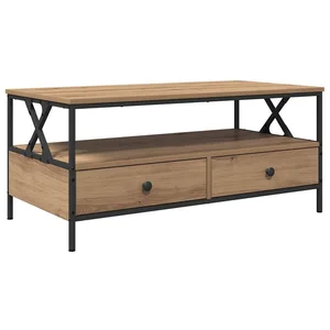 vidaXL Couchtisch Couchtisch Artisan-Eiche 100 x 51 x 45 cm Holzwerkstoff (1-St) günstig