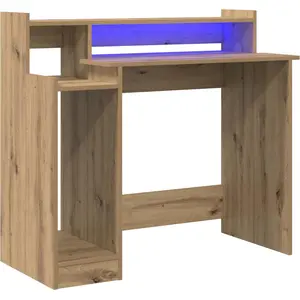 vidaXL Schreibtisch Artisan-Eiche 97 x 45 x 90 cm Holzwerkstoff günstig