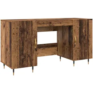 vidaXL Schreibtisch Altholz Holzwerkstoff 140 x 50 x 75 cm günstig