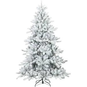 vidaXL, Weihnachtsbaum, Noelia (mit LEDs und lilafarbenen Bällen) (210 cm)