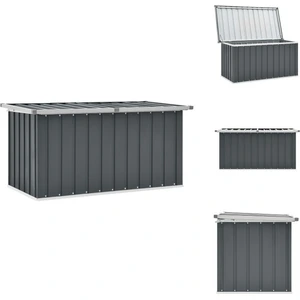 vidaXL Gartenbox Grau 129 x 67 x 65 cm - Gartenboxen günstig