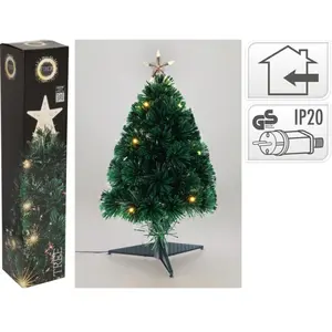 Homestyling Weihnachtsbaum mit Faseroptik, 60 cm weiß warm - Kunstbaum... günstig
